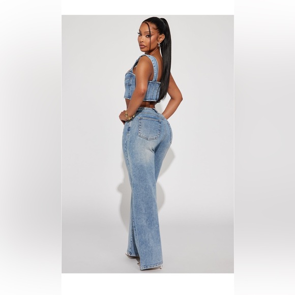 Don’t Chase Denim Pant Set - Picture 2 of 2